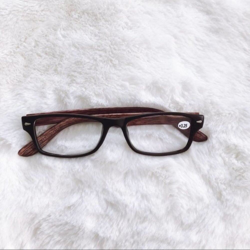 Hugo Light Wood Black Reading Glasses